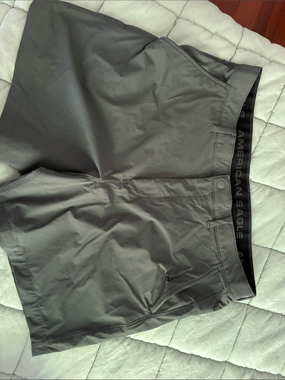 American Eagle Outfitters Men's Gray Hybrid Shorts